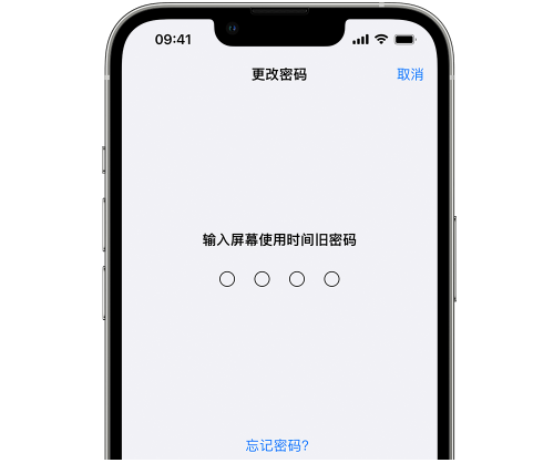 雁塔iPhone屏幕维修分享iPhone屏幕使用时间密码忘记了怎么办 