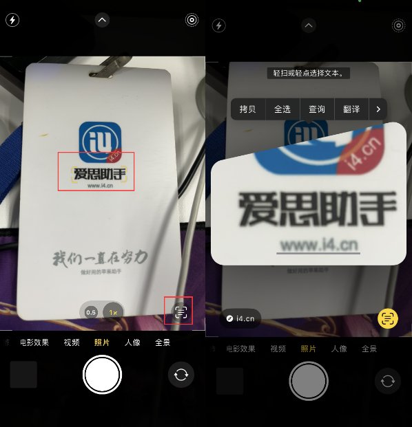 雁塔苹果手机维修分享升级iOS 16后如何通过相机翻译文本 