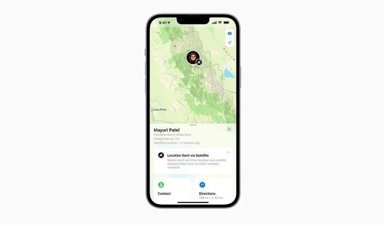 雁塔苹果14维修分享iPhone14系列中 FindMy功能通过卫星分享位置方法教程 