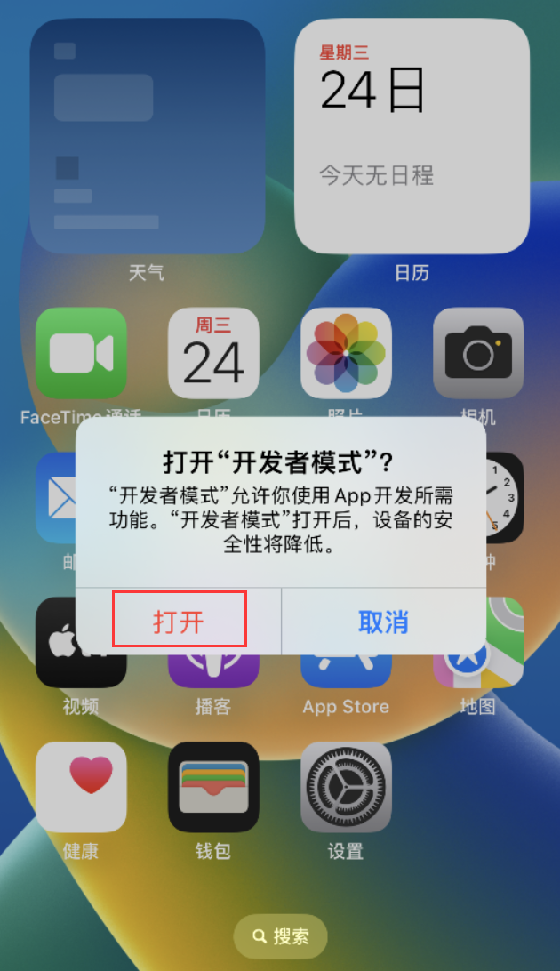 雁塔苹果手机维修分享如何打开开发者模式 