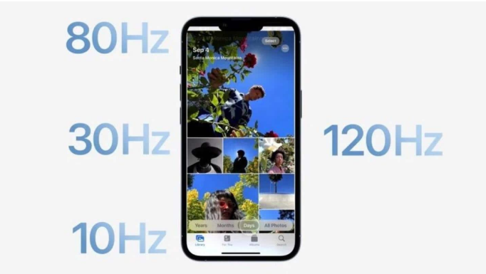 雁塔苹果14维修分享iPhone 14有高刷吗 